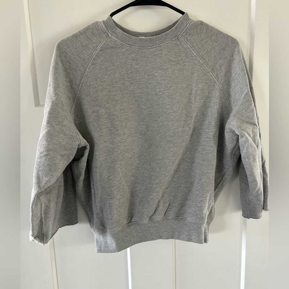Spiritual Gangster Cropped 3/4 sleeve sweatshirt.